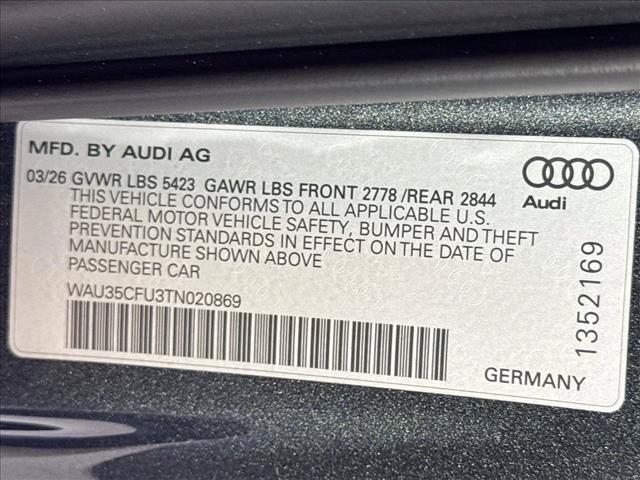 2026 Audi S5 Prestige TFSI quattro S tronic