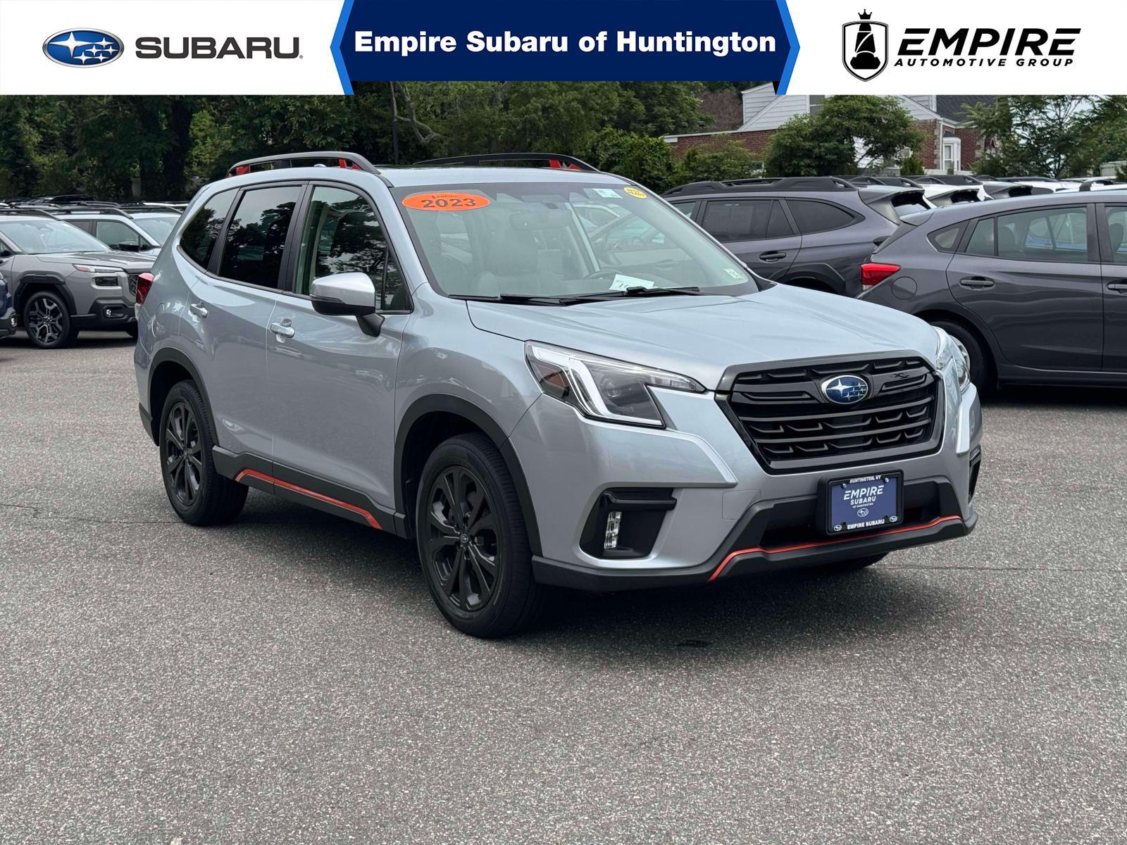 Ice Silver Metallic 2023 Subaru Forester SUV / Crossover All-Wheel Drive Continuously Variable Transmission