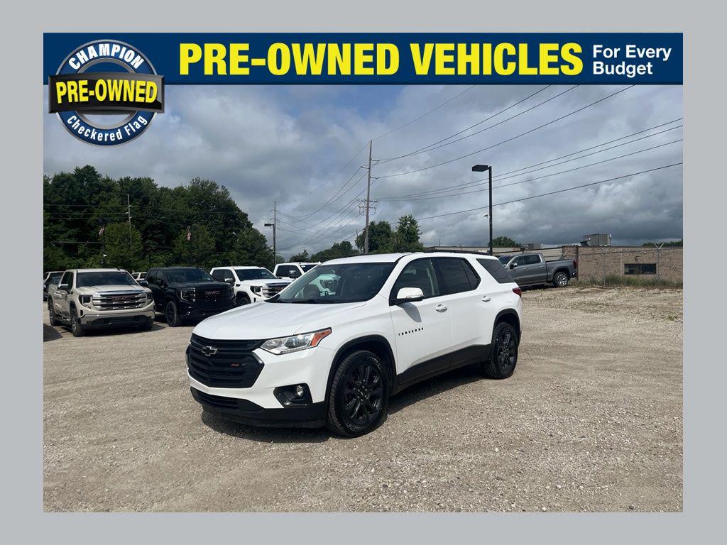 Summit White 2021 Chevrolet Traverse SUV / Crossover Front-Wheel Drive 9-Speed Automatic