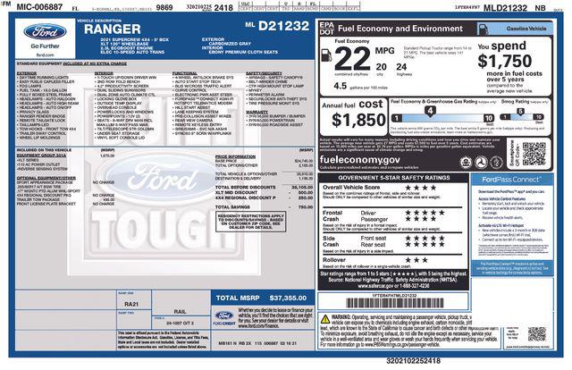 2021 Ford Ranger XLT