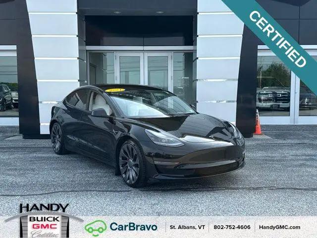 2021 Tesla Model 3 Performance Dual Motor All-Wheel Drive for sale in Saint Albans, VT
