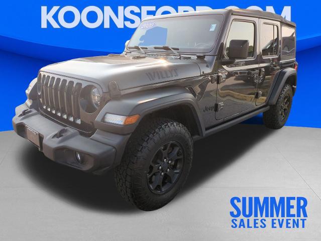 2020 Jeep Wrangler Willys 4x4 for sale in Annapolis, MD