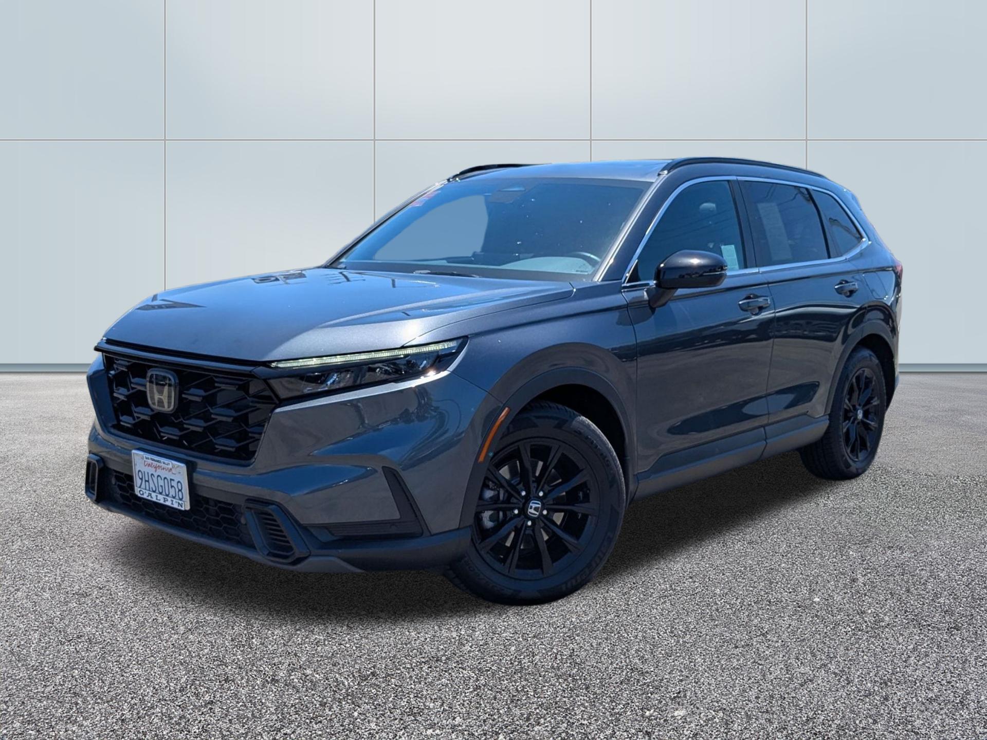 Gray 2024 Honda CR-V Hybrid SUV / Crossover Front-Wheel Drive Automatic