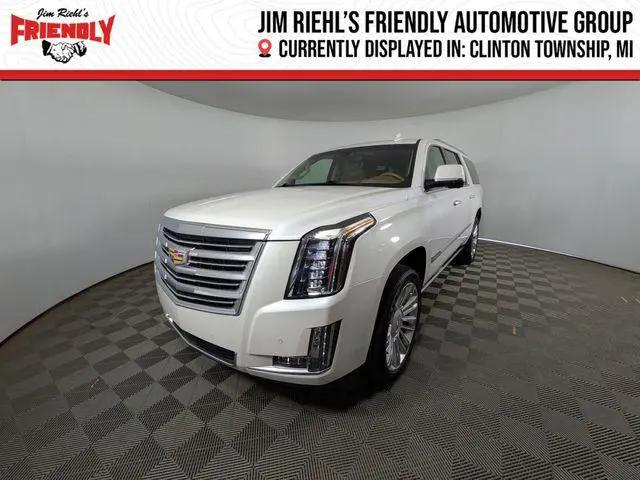 2016 Cadillac Escalade ESV Platinum for sale in CLINTON TOWNSHIP, MI