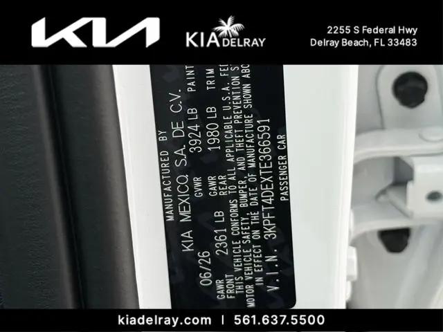 2026 Kia K4 LX