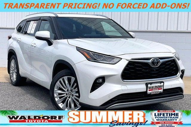 2022 Toyota Highlander Platinum for sale in Prince Frederick, MD