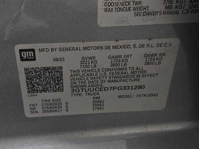 2023 GMC Sierra 1500 4WD Crew Cab Short Box Elevation with 3SB