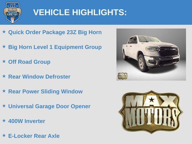 2025 Ram 1500 Big Horn Crew Cab 4x4 57 Box