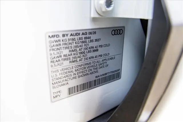 2026 Audi SQ7 Prestige TFSI quattro tiptronic