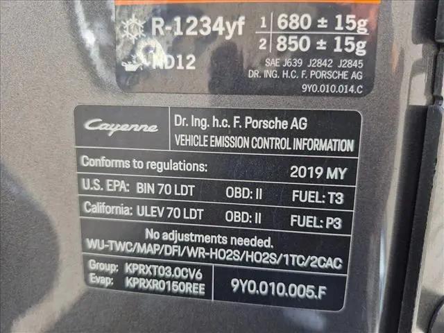 2019 Porsche Cayenne Cayenne