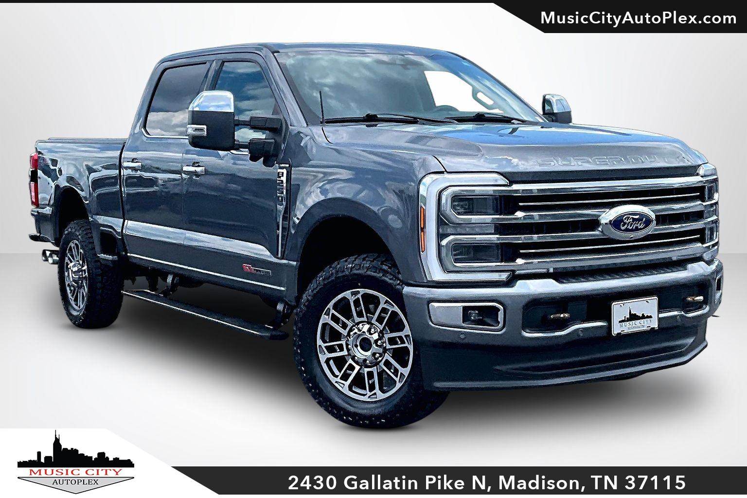 Carbonized Gray Metallic 2024 Ford F-250 Super Duty Pickup Truck Four-Wheel Drive Automatic