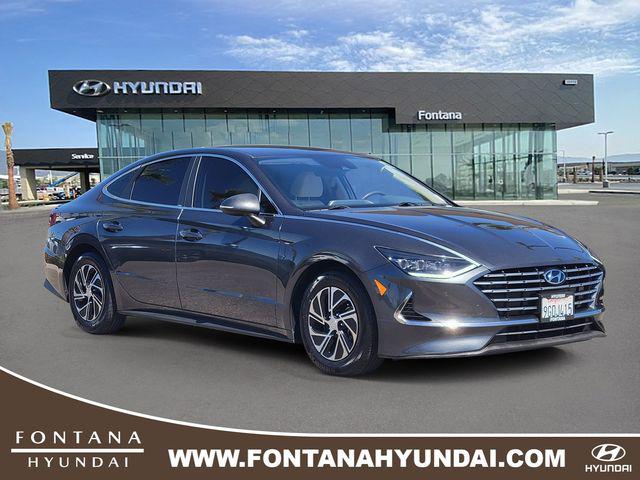 2023 Hyundai Sonata Hybrid Blue for sale in Fontana, CA