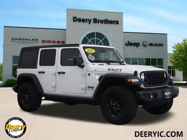 2025 Jeep Wrangler 4xe Willys 4xe for sale in Iowa City, IA