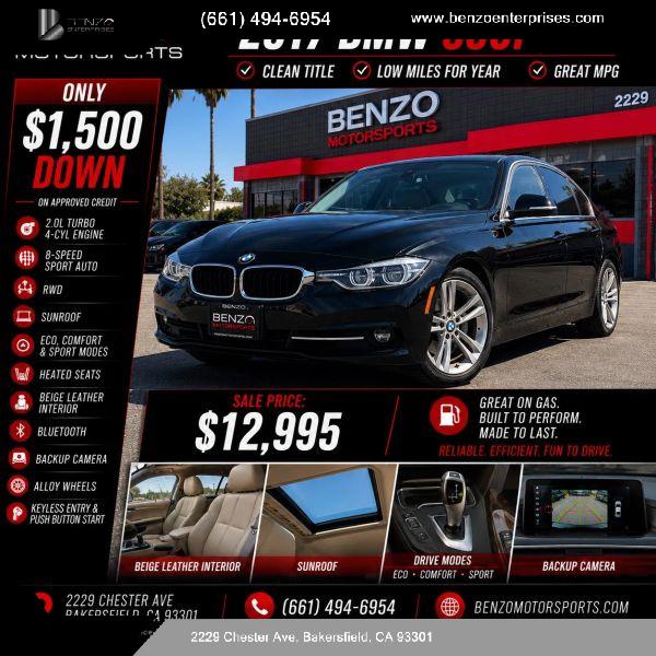 2017 BMW 3 Series 330i for sale in Bakersfield, CA