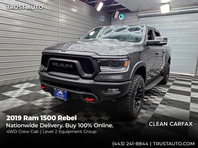 2019 Ram 1500 Rebel Crew Cab 4x4 5'7" Box for sale in Sykesville, MD