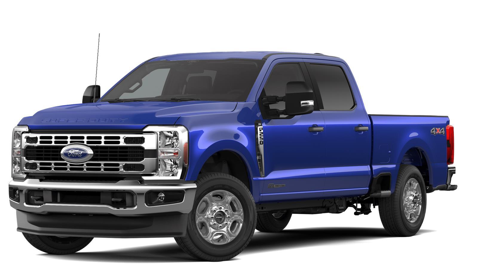 Blue Metallic 2026 Ford F-250 Super Duty Pickup Truck Four-Wheel Drive Automatic