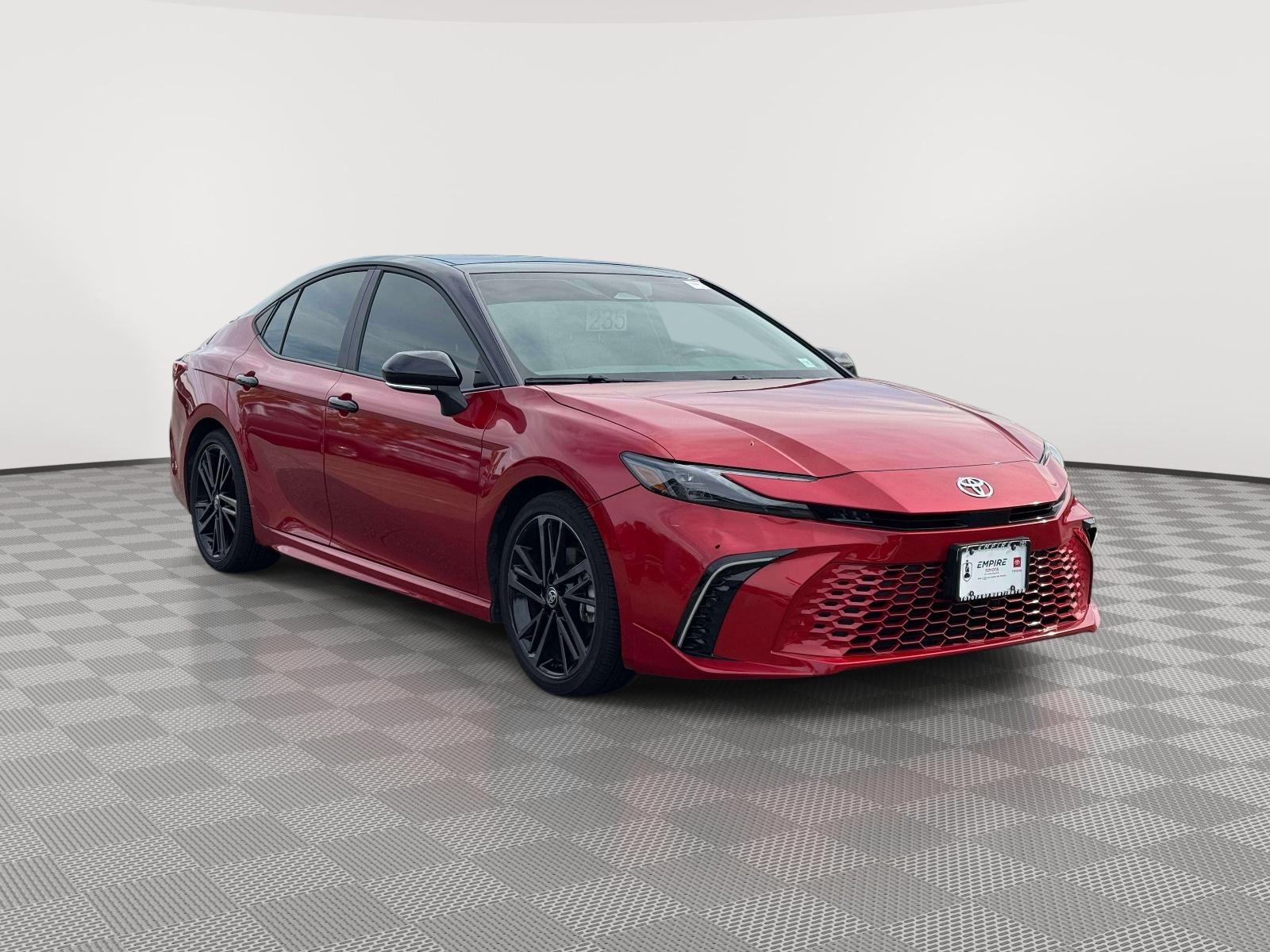 Supersonic Red 2025 Toyota Camry Sedan Front-Wheel Drive Continuously Variable Transmission