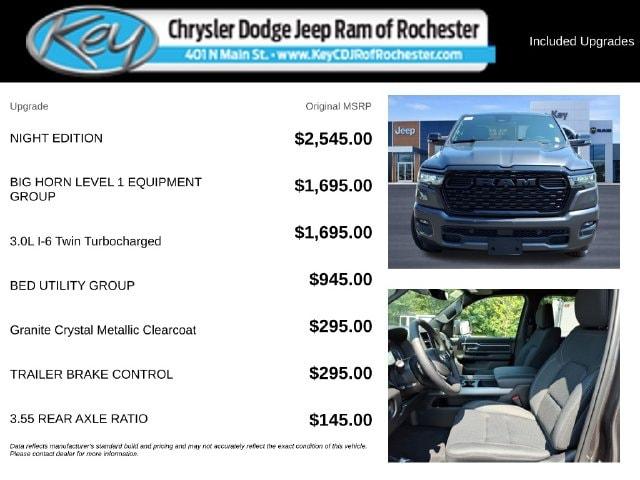 2026 Ram 1500 Big Horn Quad Cab 4x4 64 Box
