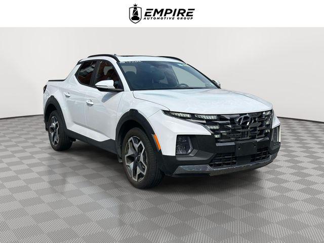 Atlas White 2024 Hyundai Santa Cruz Pickup Truck All-Wheel Drive Automatic