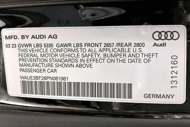 2023 Audi A6 Premium Plus 45 TFSI quattro S tronic