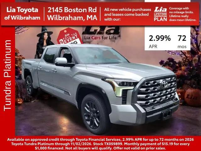 2026 Toyota Tundra Platinum CrewMax 6.5 Bed for sale in Wilbraham, MA
