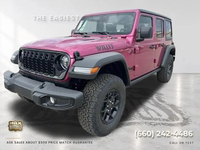 2026 Jeep Wrangler 4-Door Willys 4x4 for sale in Butler, MO