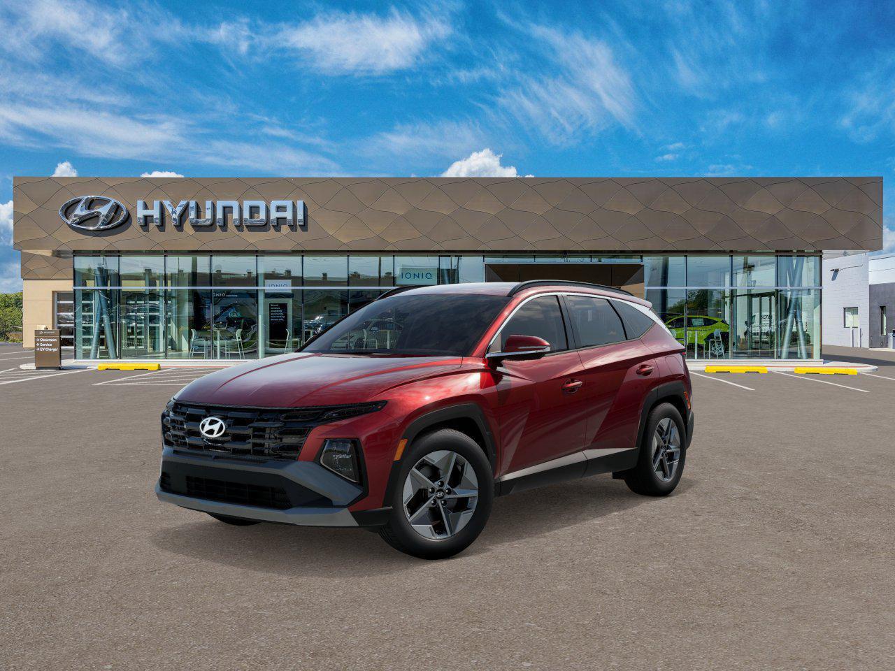 Ultimate Red 2026 Hyundai Tucson Hybrid Plug-In SUV / Crossover All-Wheel Drive Automatic