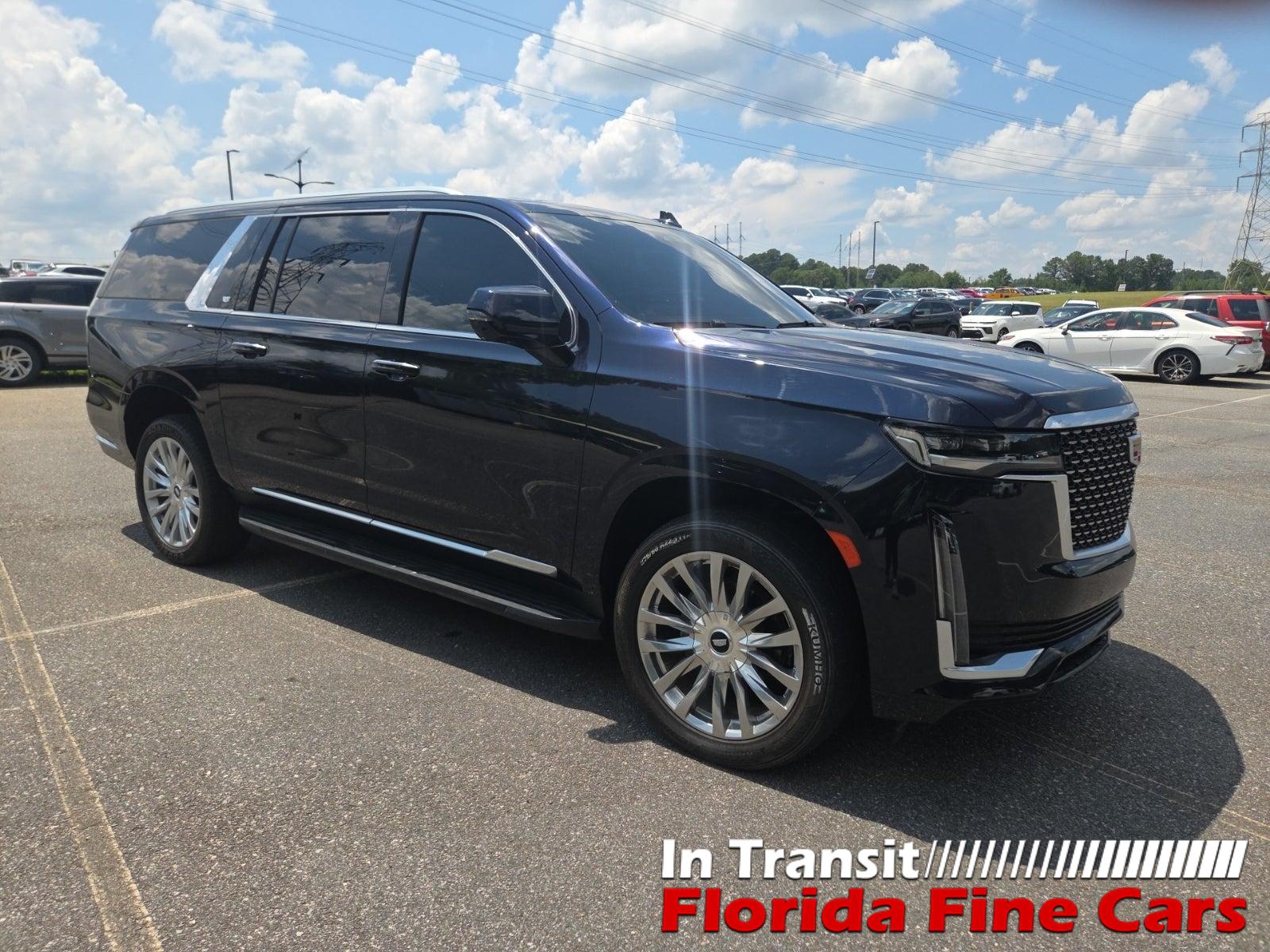 DARK MOON BLUE METALLIC 2022 Cadillac Escalade ESV SUV / Crossover Four-Wheel Drive Automatic