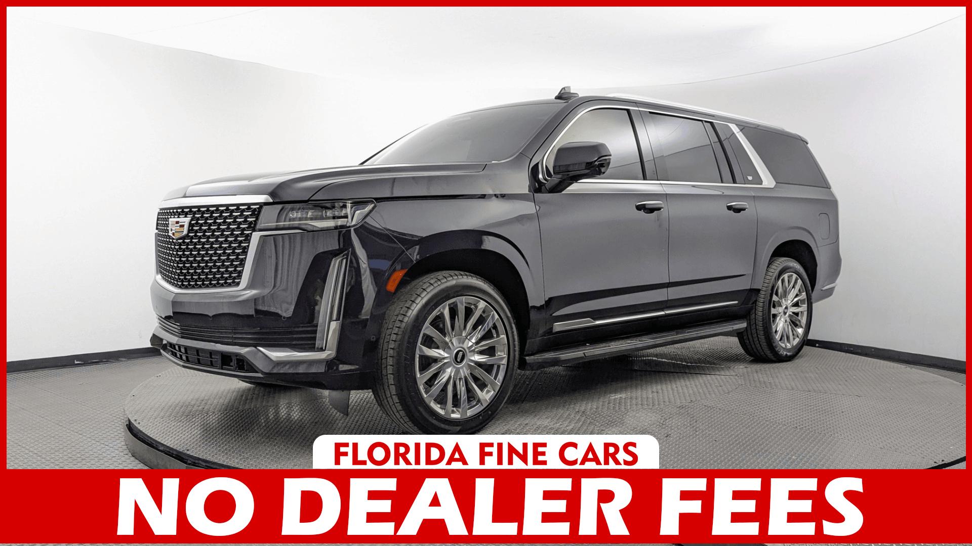 Dark Moon Blue Metallic 2022 Cadillac Escalade ESV SUV / Crossover Four-Wheel Drive Automatic