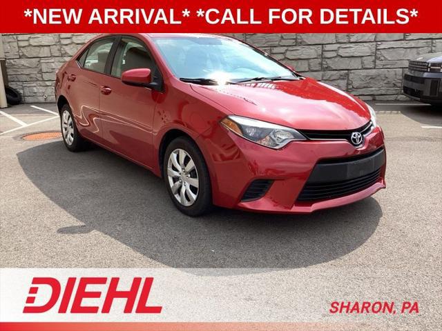 2014 Toyota Corolla LE for sale in SHARON, PA