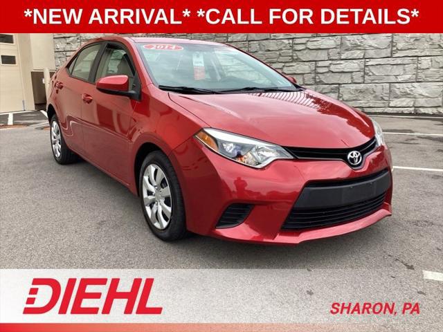 2014 Toyota Corolla LE for sale in SHARON, PA