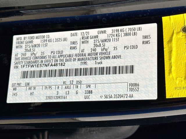 2022 Ford F-150 LARIAT