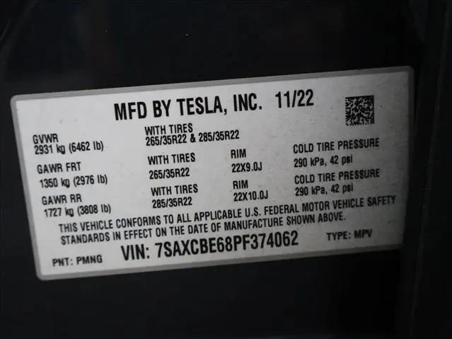 2023 Tesla Model X Plaid Tri Motor All-Wheel Drive