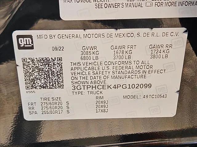 2023 GMC Sierra 1500 2WD Crew Cab Short Box Elevation