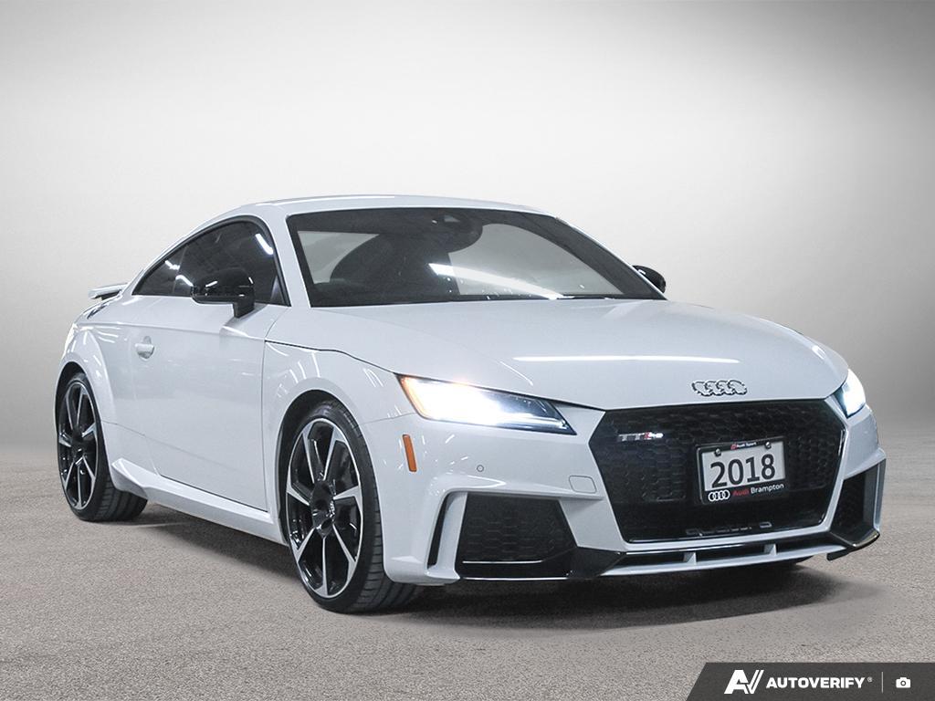 Glacier White Met 2018 Audi TT RS Coupe All-Wheel Drive Automatic