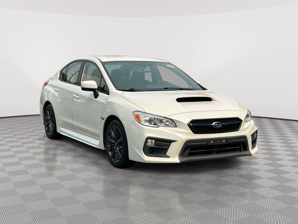 Crystal White Pearl 2020 Subaru WRX Sedan All-Wheel Drive 6-Speed Manual