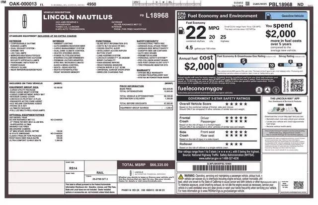 2023 Lincoln Nautilus Reserve for sale in Fort Myers, FL