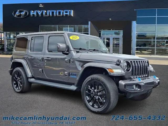 2021 Jeep Wrangler 4xe Unlimited High Altitude 4x4 for sale in Greensburg, PA