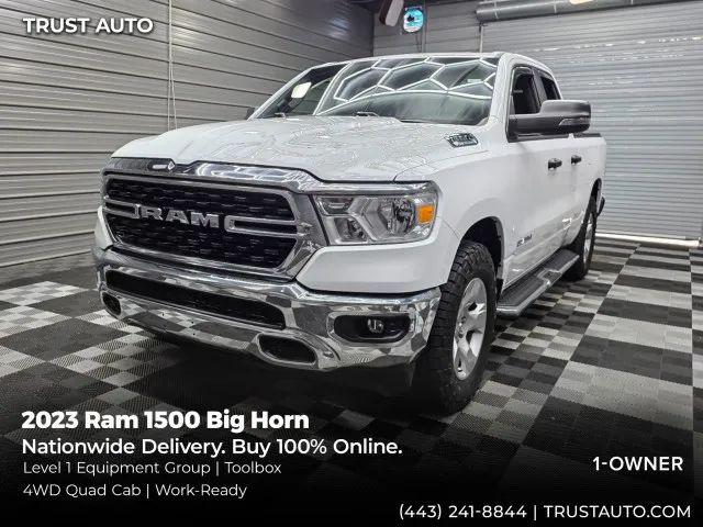 2023 Ram 1500 Big Horn Quad Cab 4x4 6'4" Box for sale in Sykesville, MD