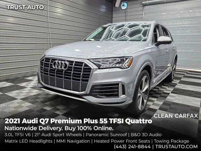 2021 Audi Q7 Premium Plus 55 TFSI quattro Tiptronic for sale in Sykesville, MD