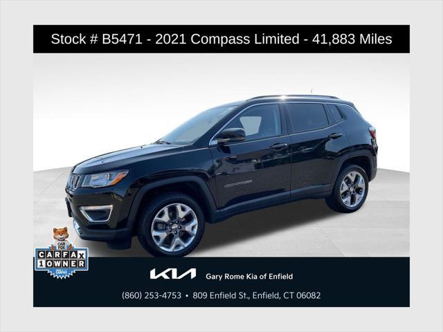 2021 Jeep Compass Limited 4x4 for sale in Enfield, CT