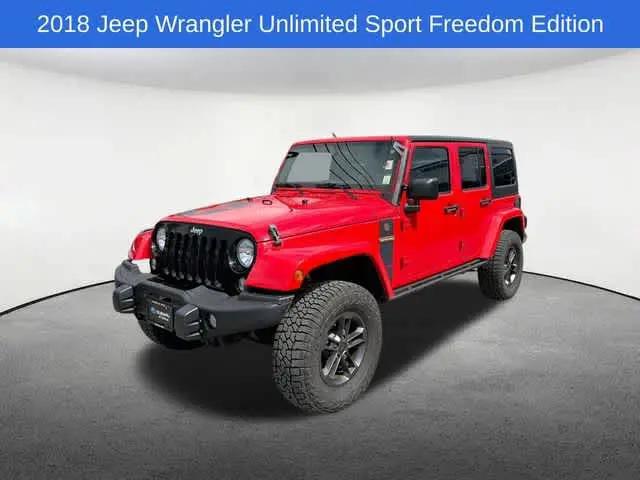2018 Jeep Wrangler JK Unlimited Freedom Edition 4x4 for sale in Yorkville, NY