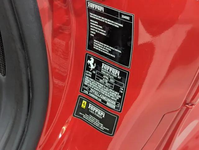 2021 Ferrari F8 Tributo Tributo