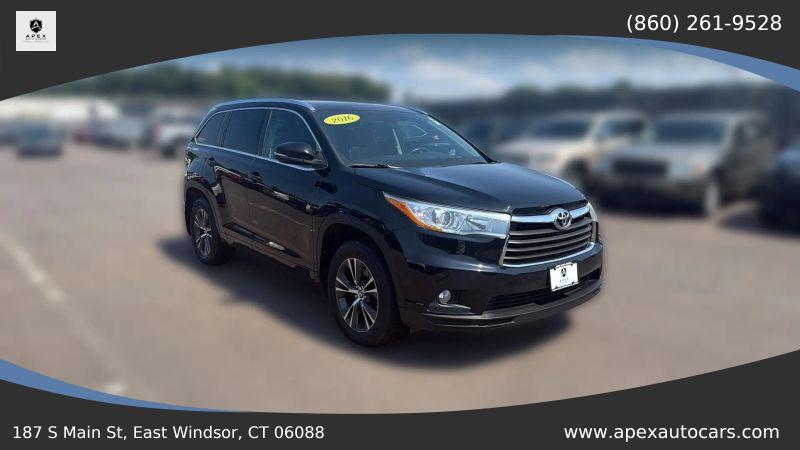2016 Toyota Highlander XLE V6 for sale in East Windsor, CT
