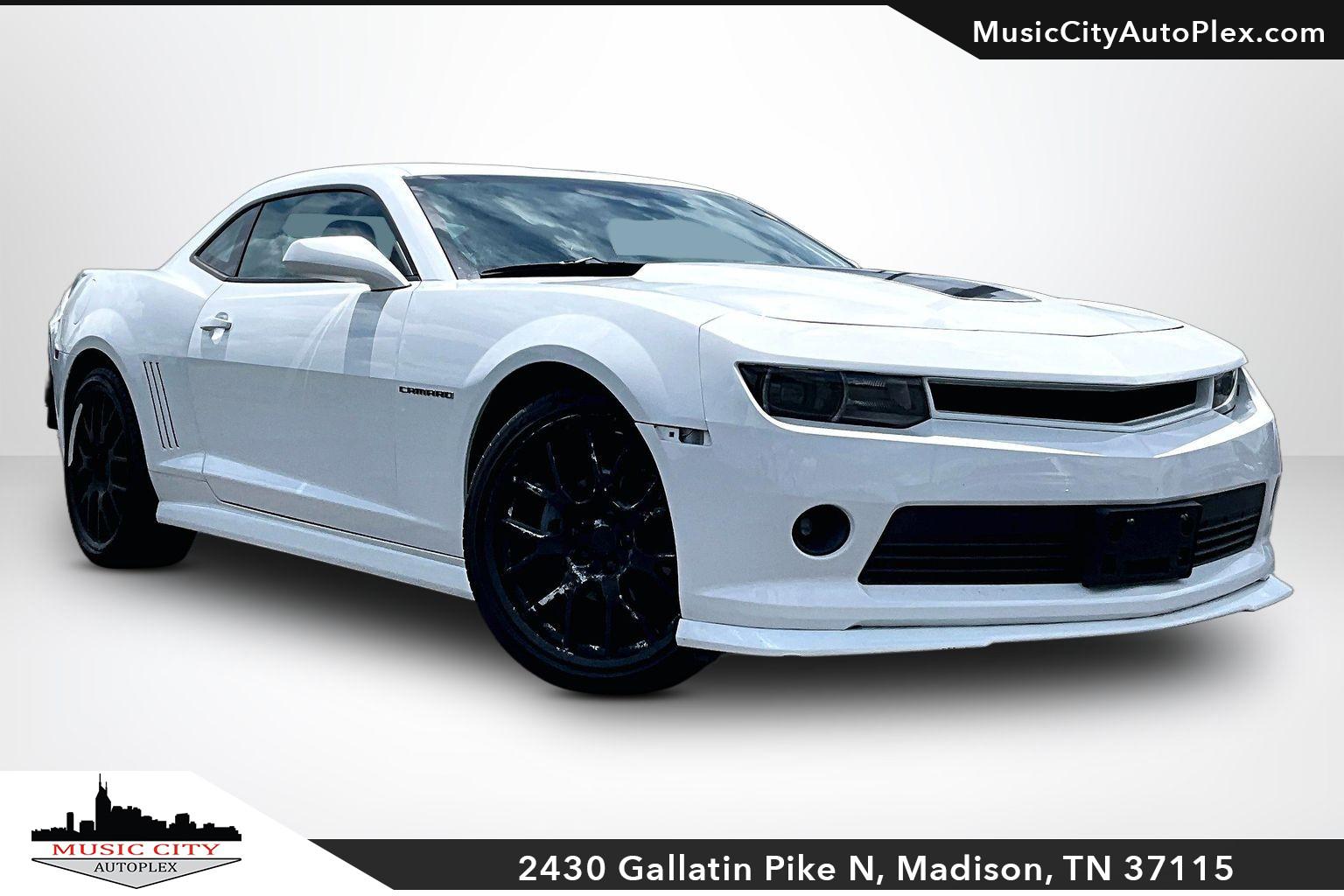 Summit White 2014 Chevrolet Camaro Coupe Rear-Wheel Drive Automatic