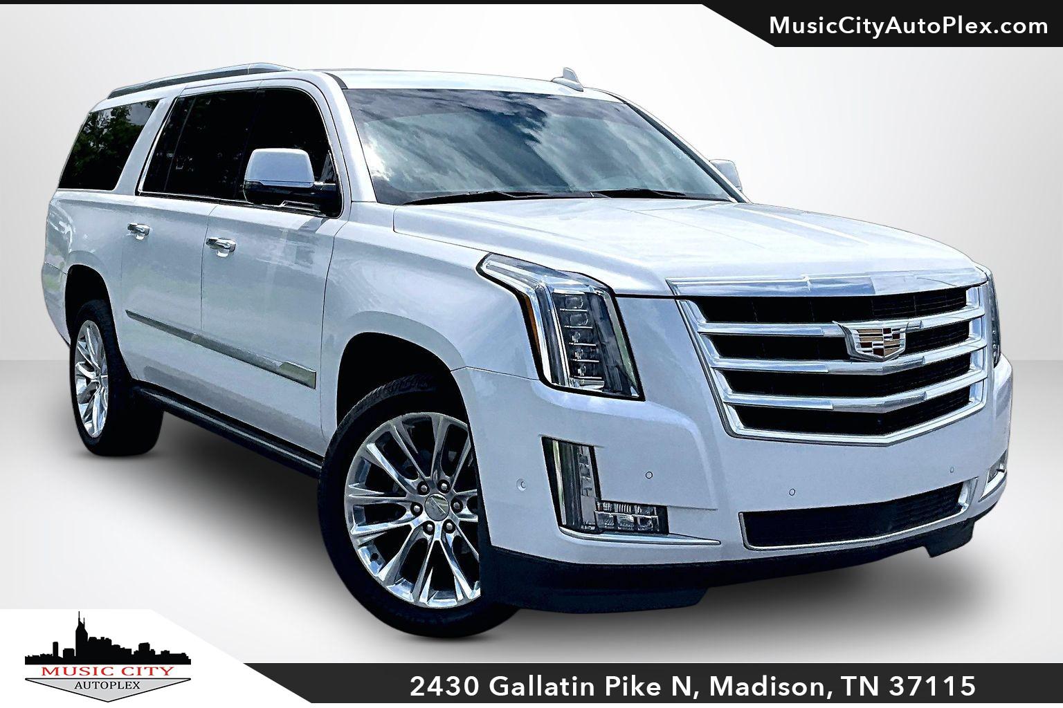 Crystal White Tricoat 2020 Cadillac Escalade ESV SUV / Crossover Rear-Wheel Drive Automatic
