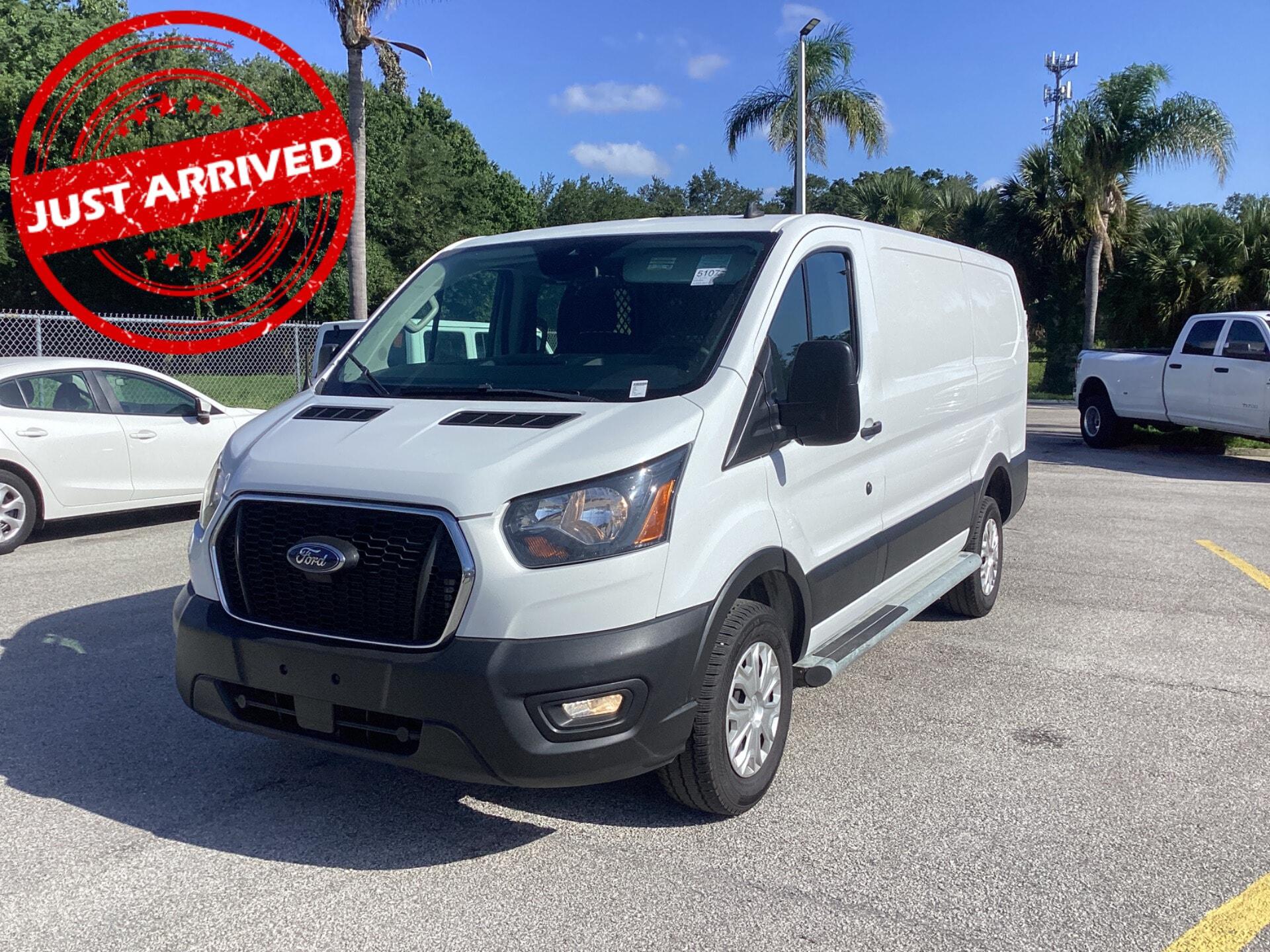 Oxford White 2024 Ford Transit Cargo Van Rear-Wheel Drive Automatic