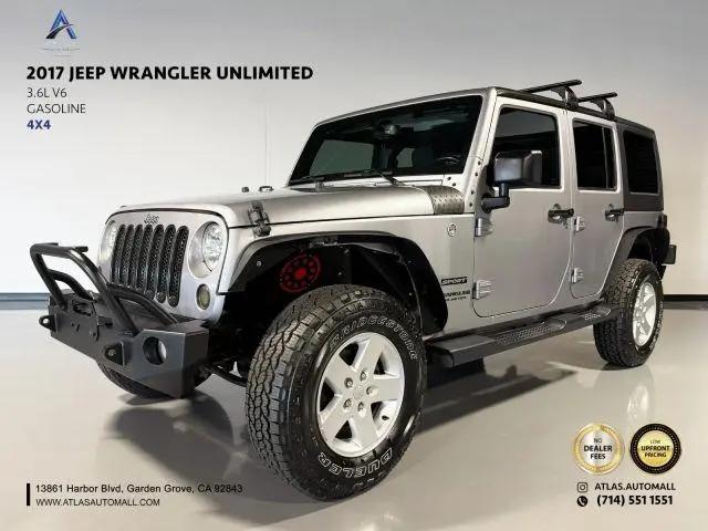 2017 Jeep Wrangler Unlimited Sport for sale in Garden Grove, CA