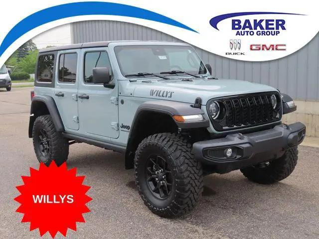 2024 Jeep Wrangler 4-Door Willys for sale in Cadillac, MI