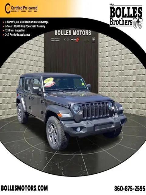 2022 Jeep Wrangler Unlimited Sport S 4x4 for sale in Ellington, CT
